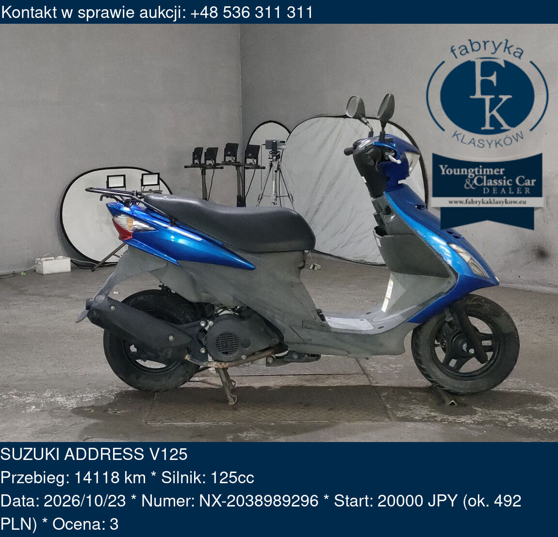 SUZUKI ADDRESS V125 - zdjęcie 2