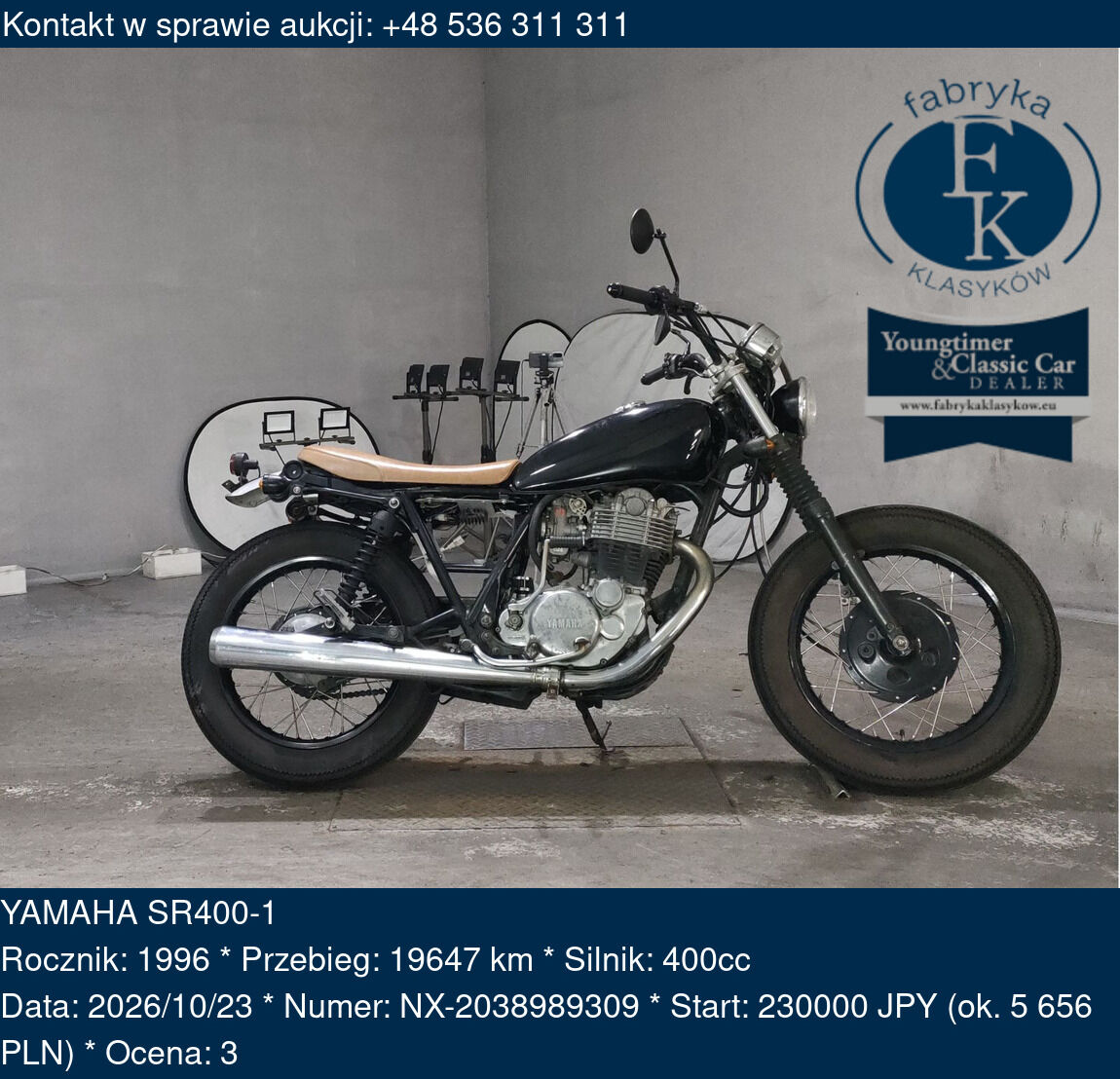 YAMAHA SR400-1 1996 - zdjęcie 2