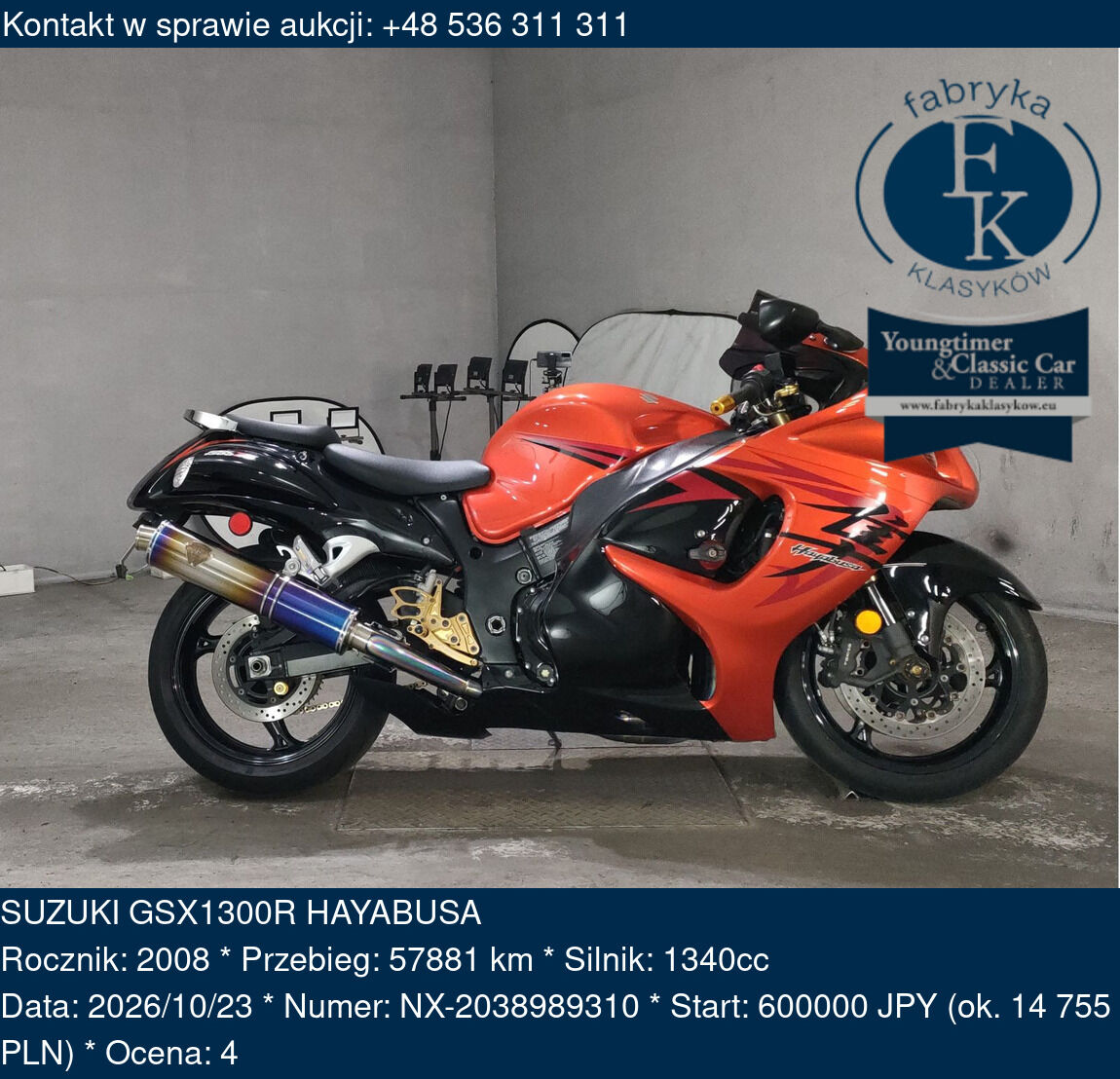 SUZUKI GSX1300R HAYABUSA 2008 - zdjęcie 2