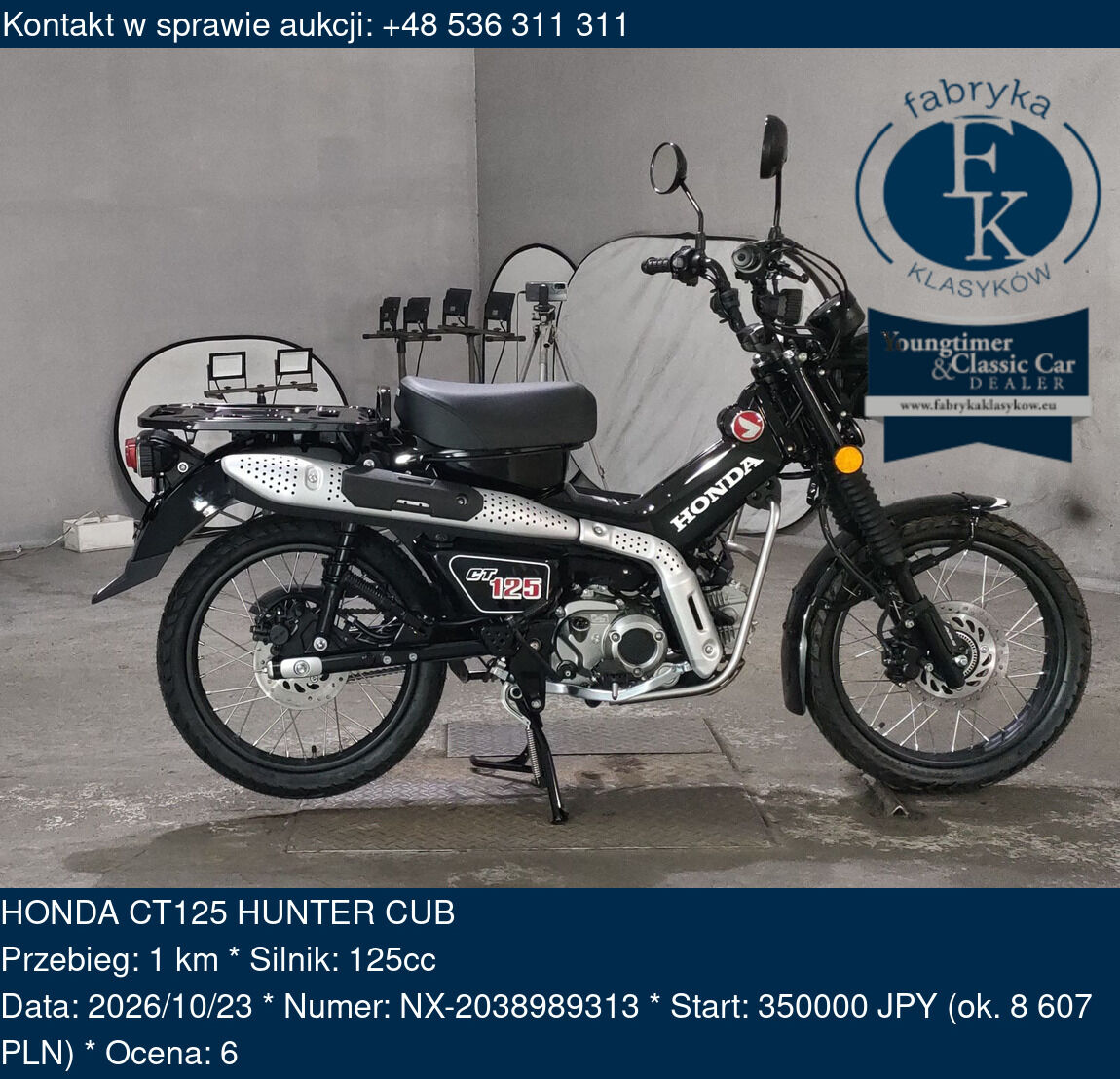 HONDA CT125 HUNTER CUB  - zdjęcie 2