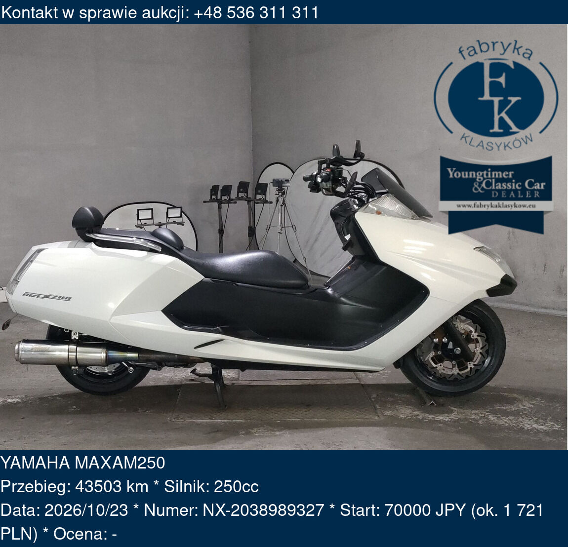 YAMAHA MAXAM250  - zdjęcie 2