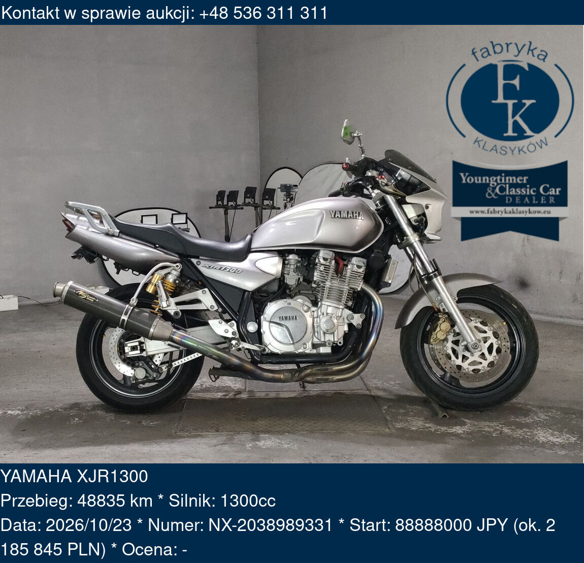YAMAHA XJR1300  - zdjęcie 2
