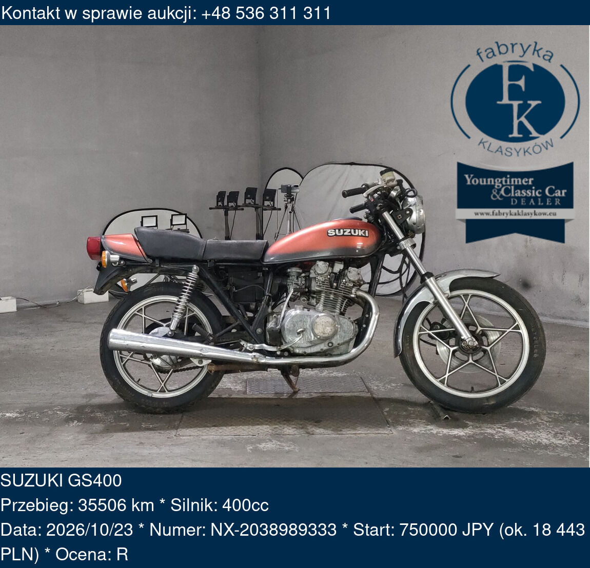 SUZUKI GS400  - zdjęcie 2