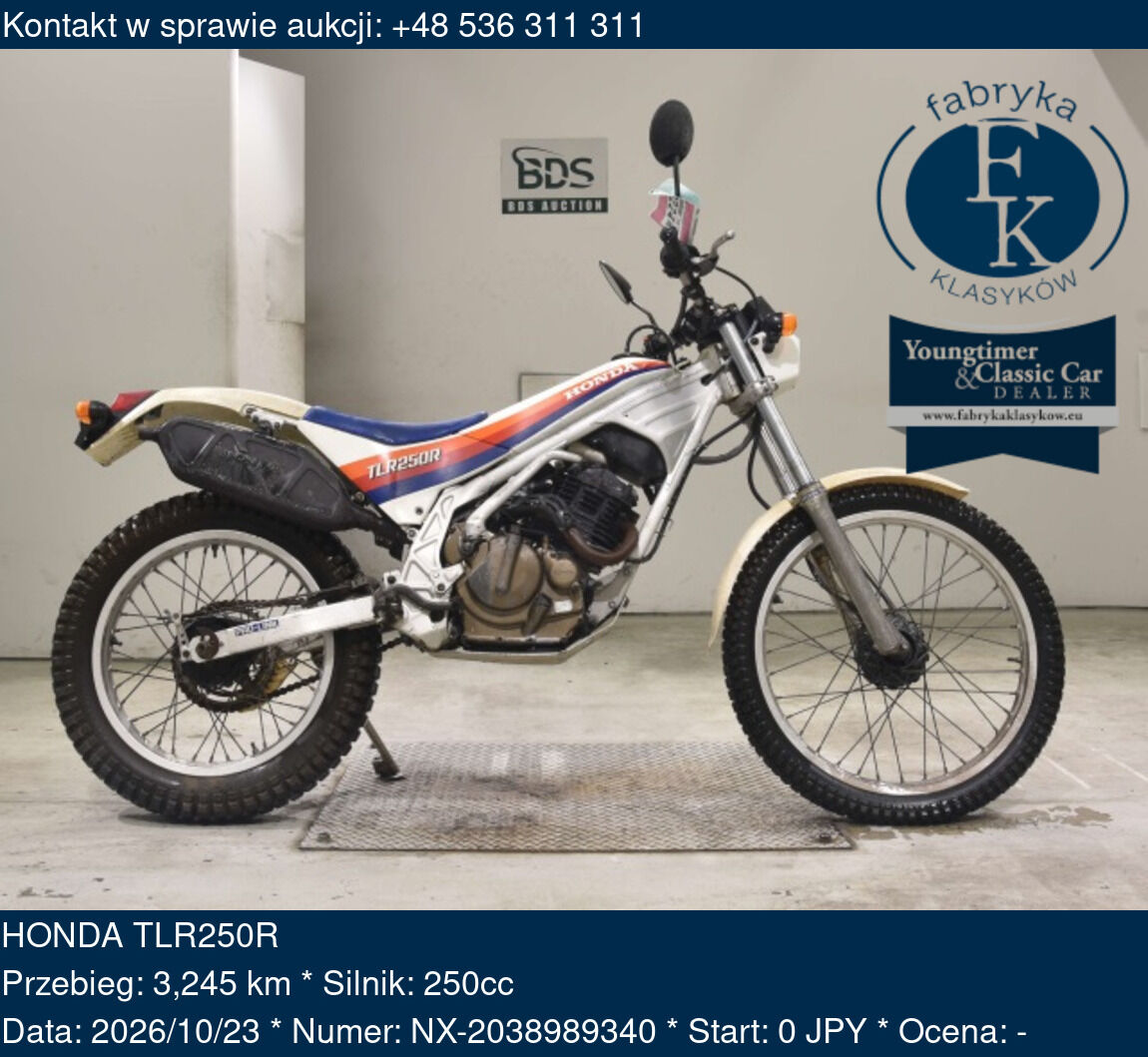 HONDA TLR250R  - zdjęcie 2