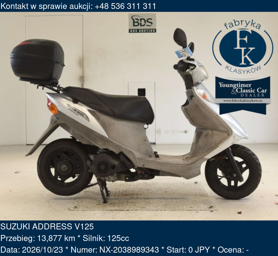 SUZUKI ADDRESS V125  - zdjęcie 2