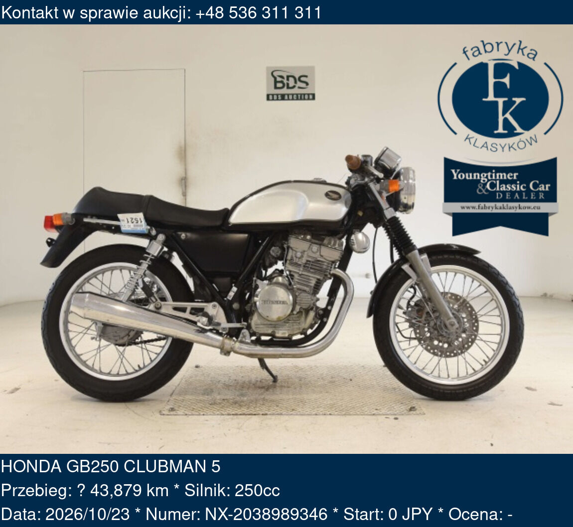 HONDA GB250 CLUBMAN 5  - zdjęcie 2
