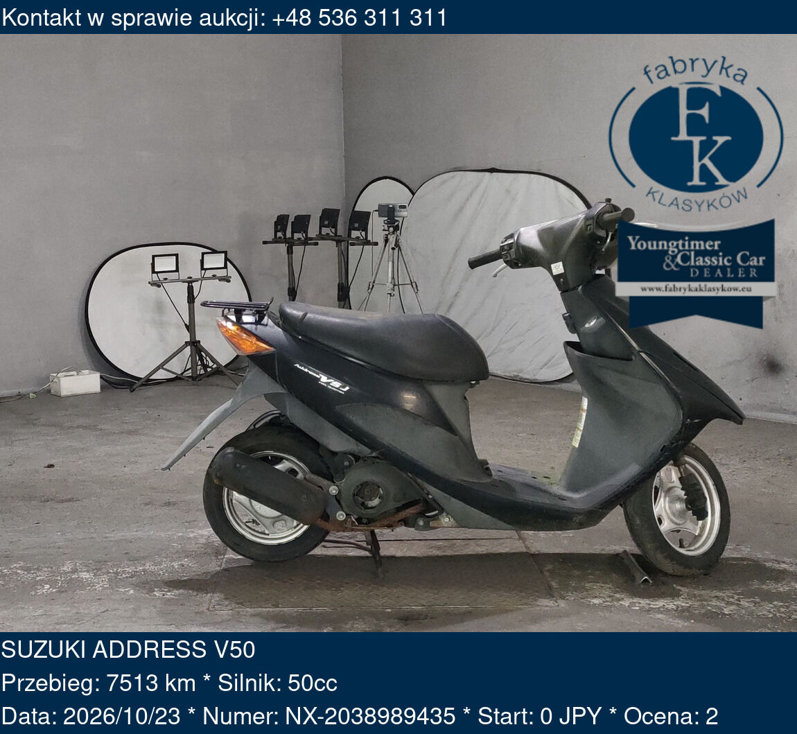 SUZUKI ADDRESS V50  - zdjęcie 2