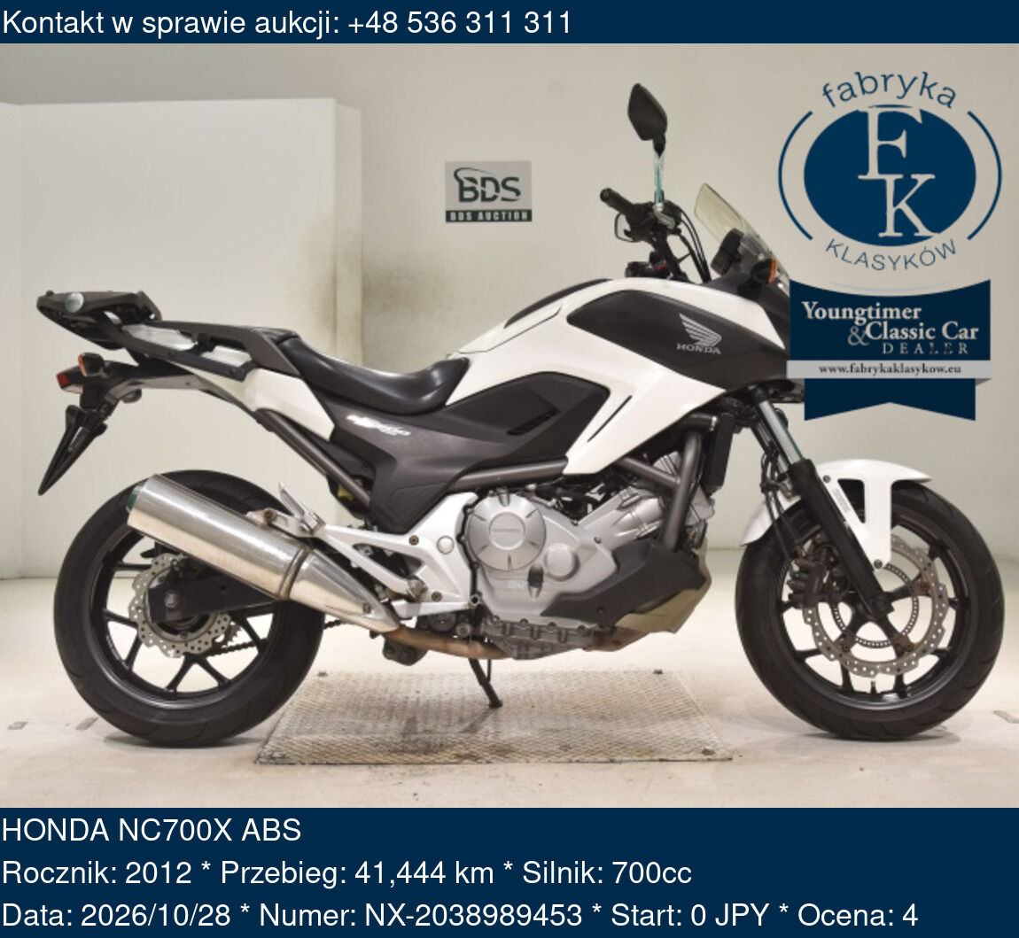 HONDA NC700X ABS 2012 - zdjęcie 2