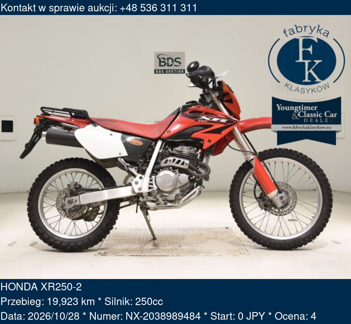 HONDA XR250-2  - zdjęcie 2
