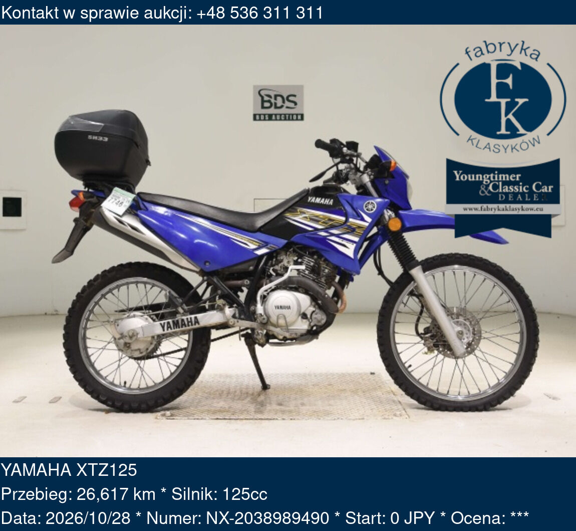 YAMAHA XTZ125 - zdjęcie 2