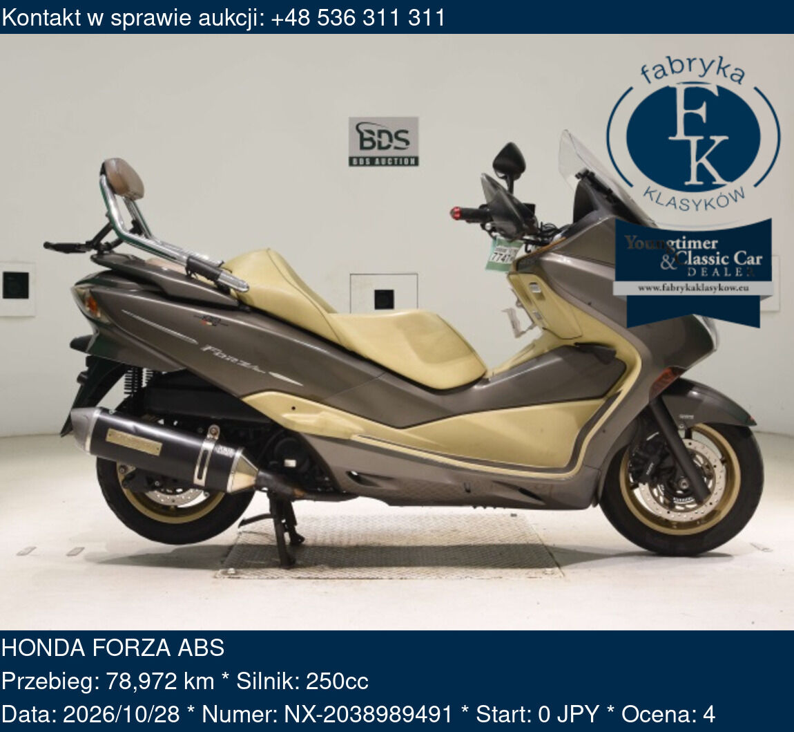 HONDA FORZA ABS - zdjęcie 2