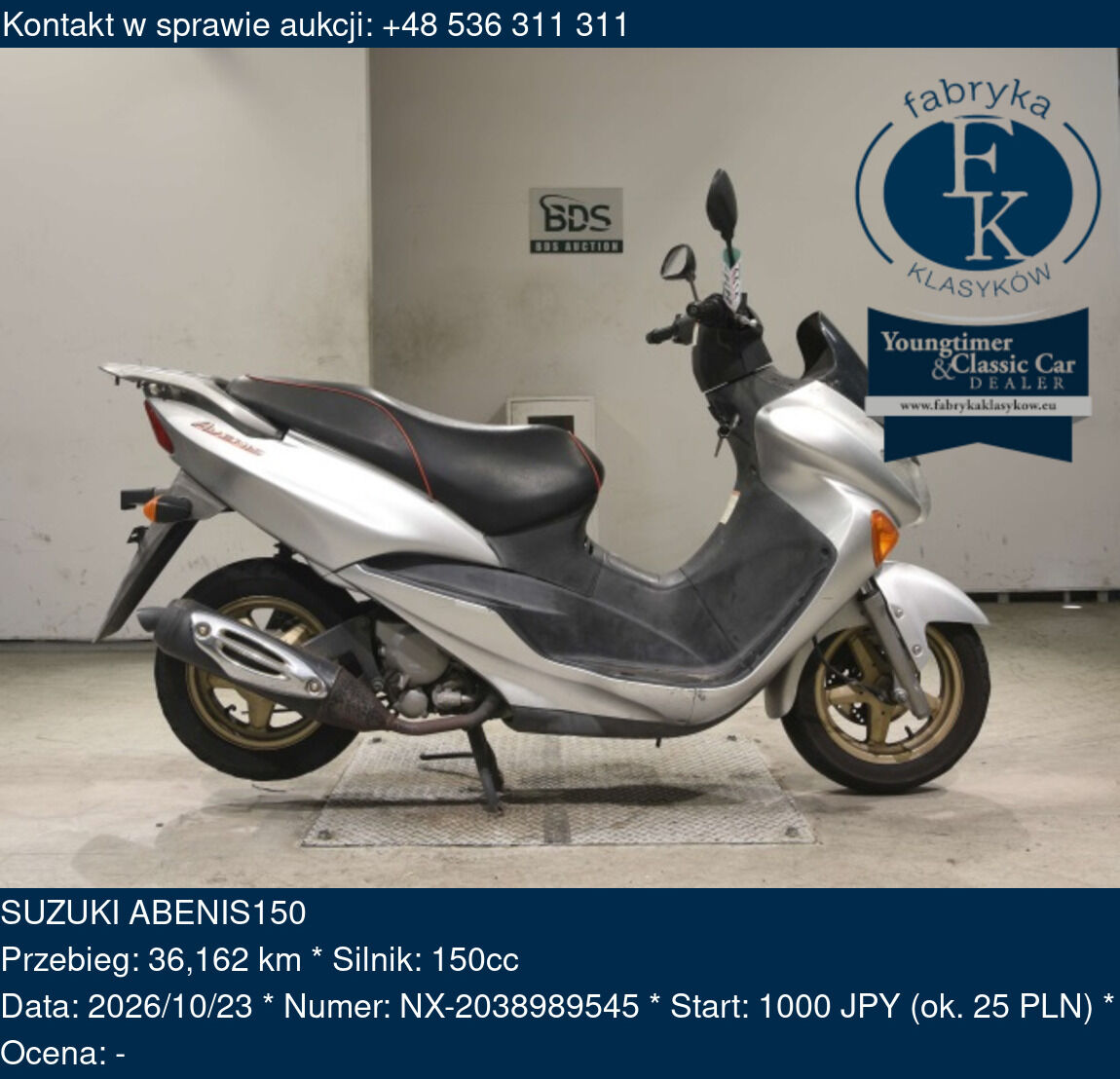 SUZUKI ABENIS150  - zdjęcie 2