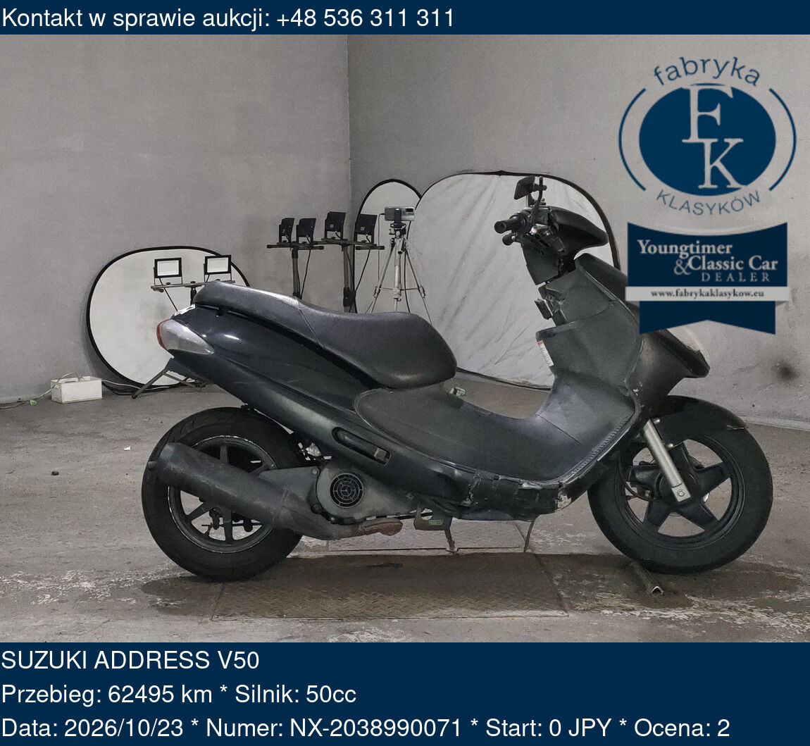 SUZUKI ADDRESS V50  - zdjęcie 2