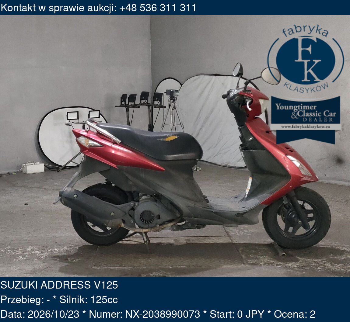 SUZUKI ADDRESS V125 - zdjęcie 2