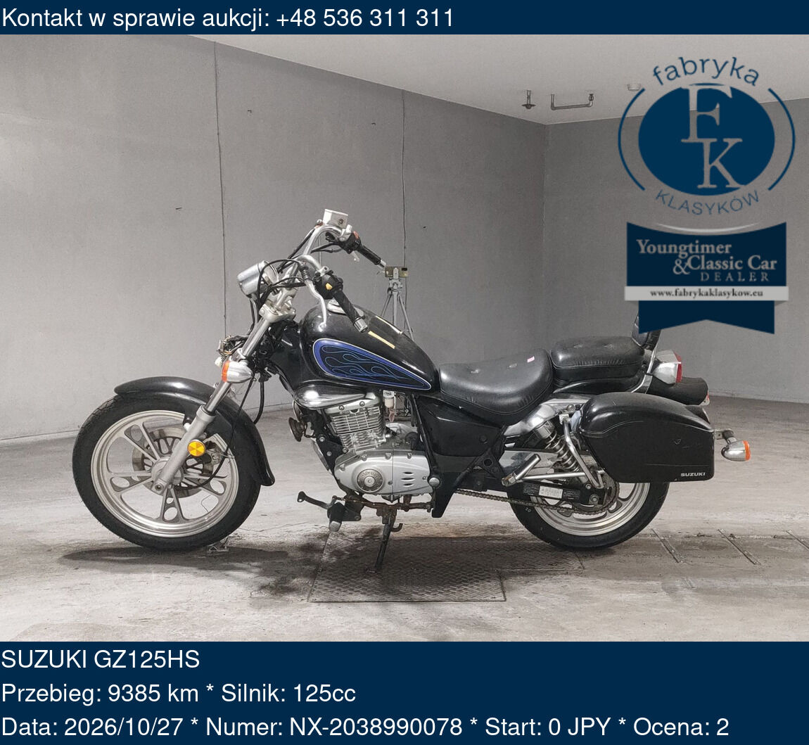 SUZUKI GZ125HS  - zdjęcie 2