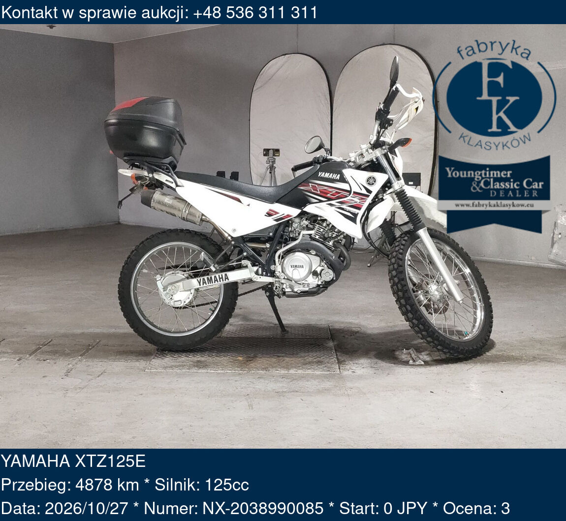YAMAHA XTZ125E  - zdjęcie 2