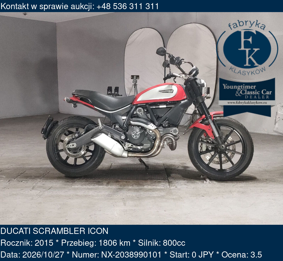 DUCATI SCRAMBLER ICON 2015 - zdjęcie 2