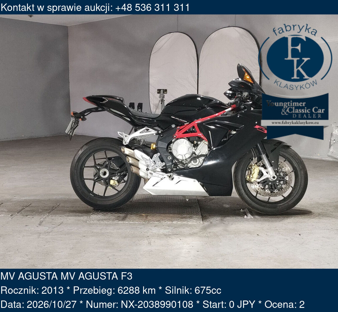MV AGUSTA MV AGUSTA F3 2013 - zdjęcie 2