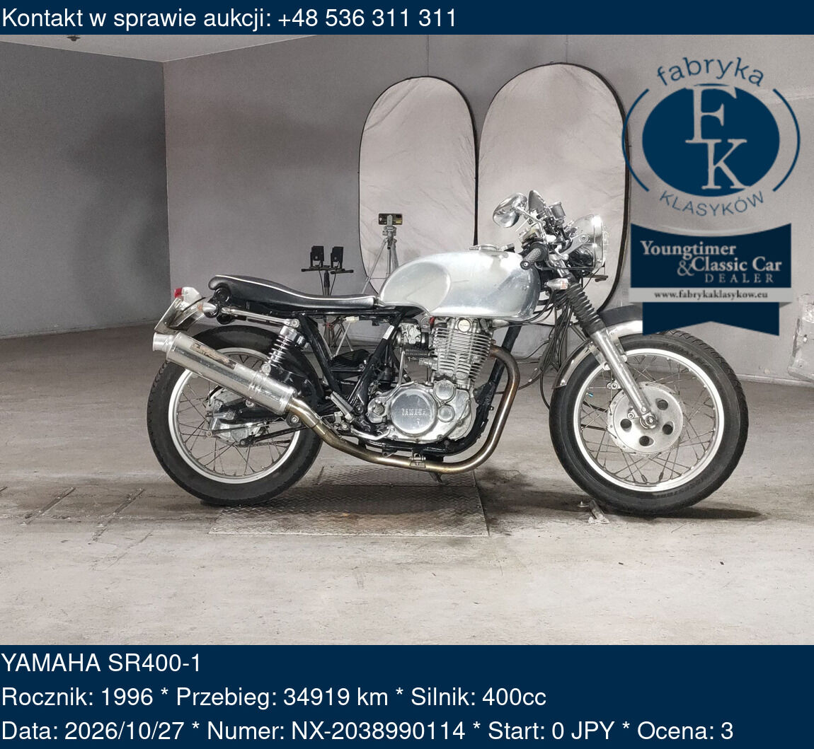 YAMAHA SR400-1 1996 - zdjęcie 2