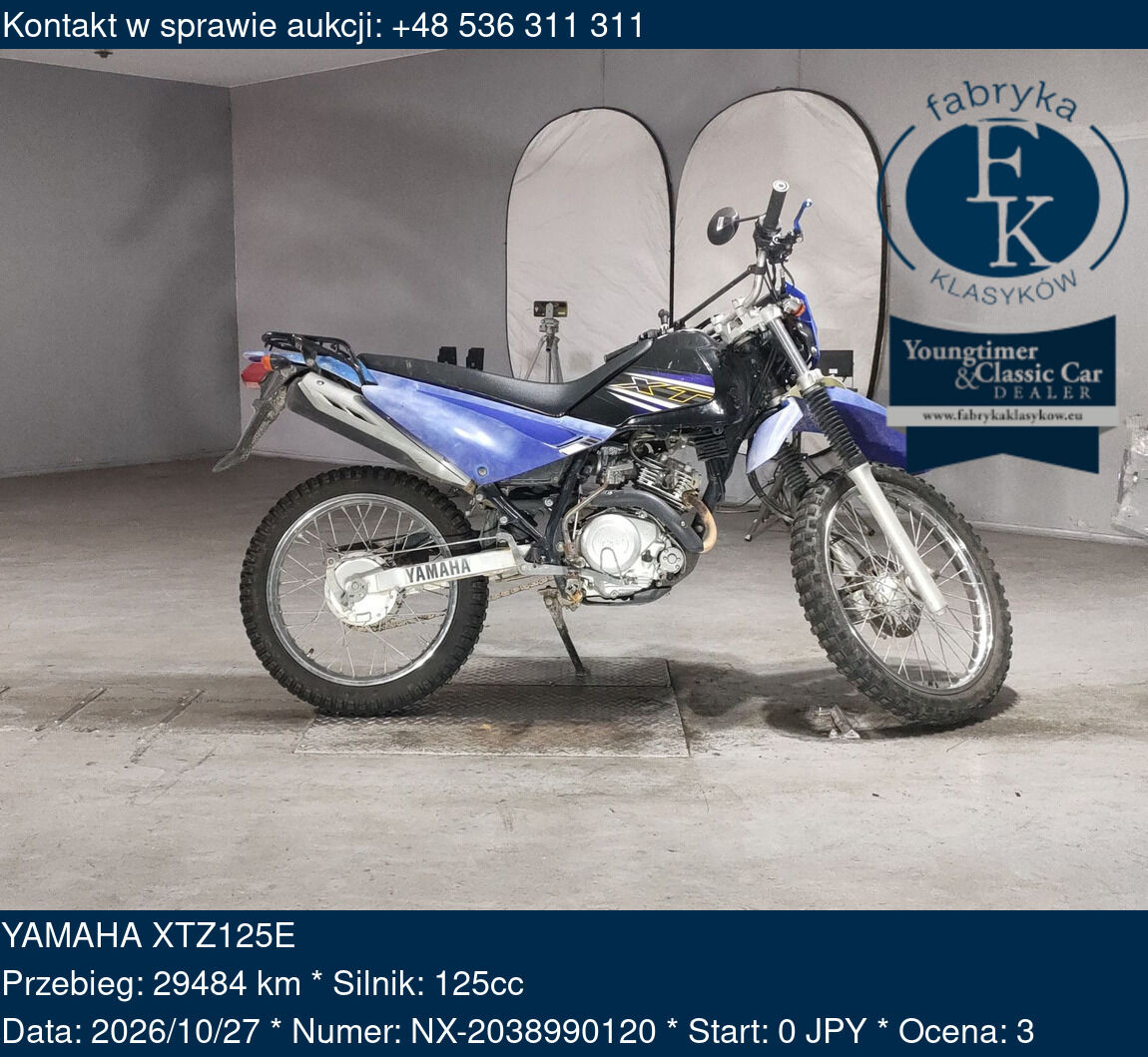 YAMAHA XTZ125E  - zdjęcie 2