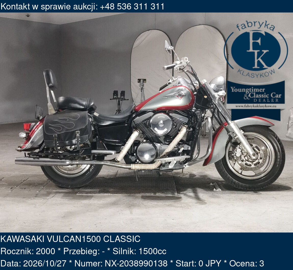 KAWASAKI VULCAN1500 CLASSIC 2000 - zdjęcie 2