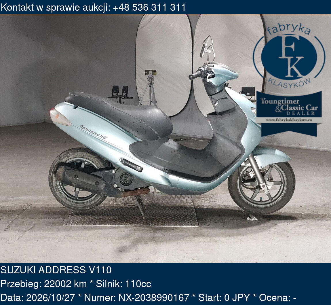 SUZUKI ADDRESS V110  - zdjęcie 2