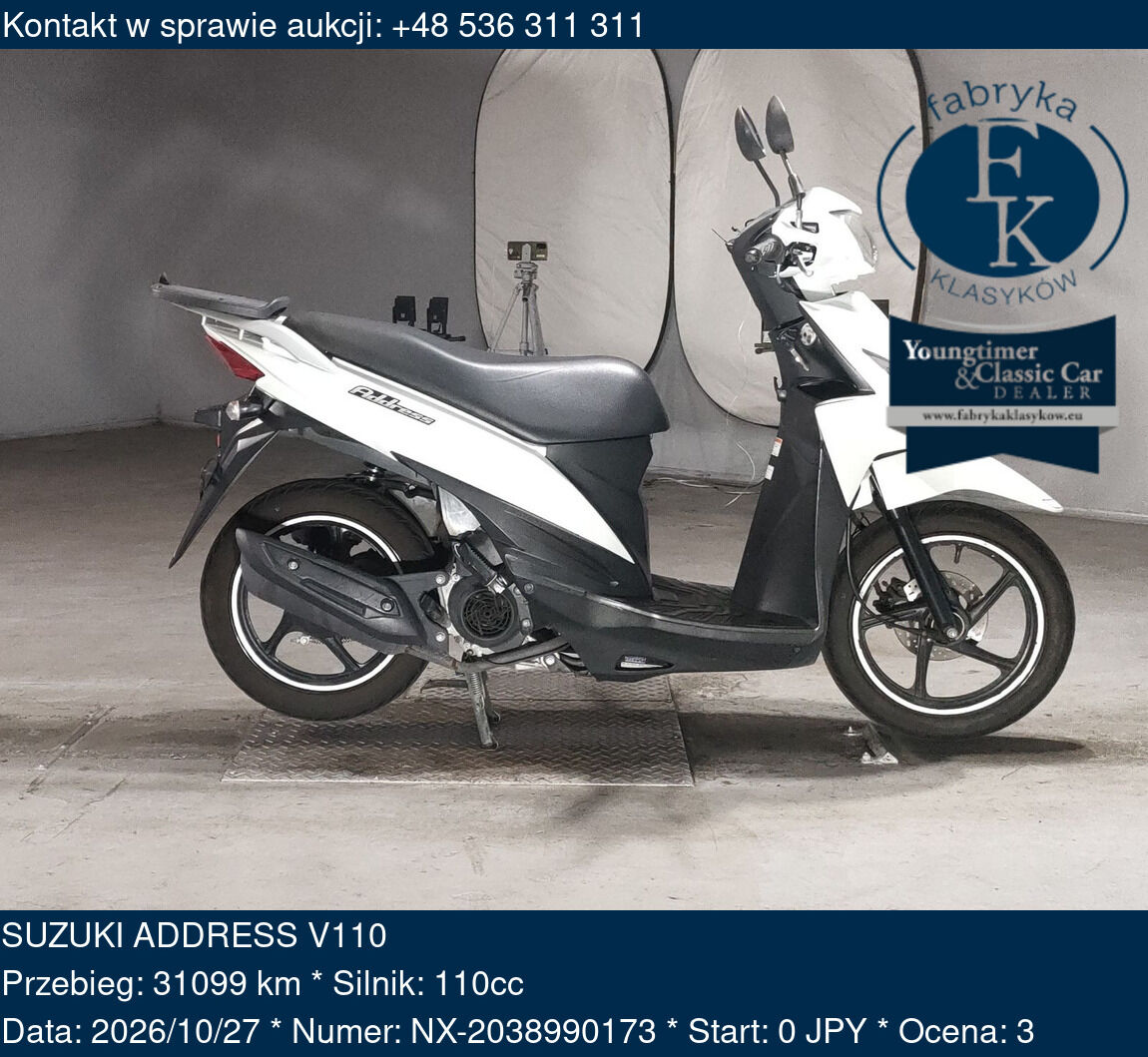SUZUKI ADDRESS V110  - zdjęcie 2