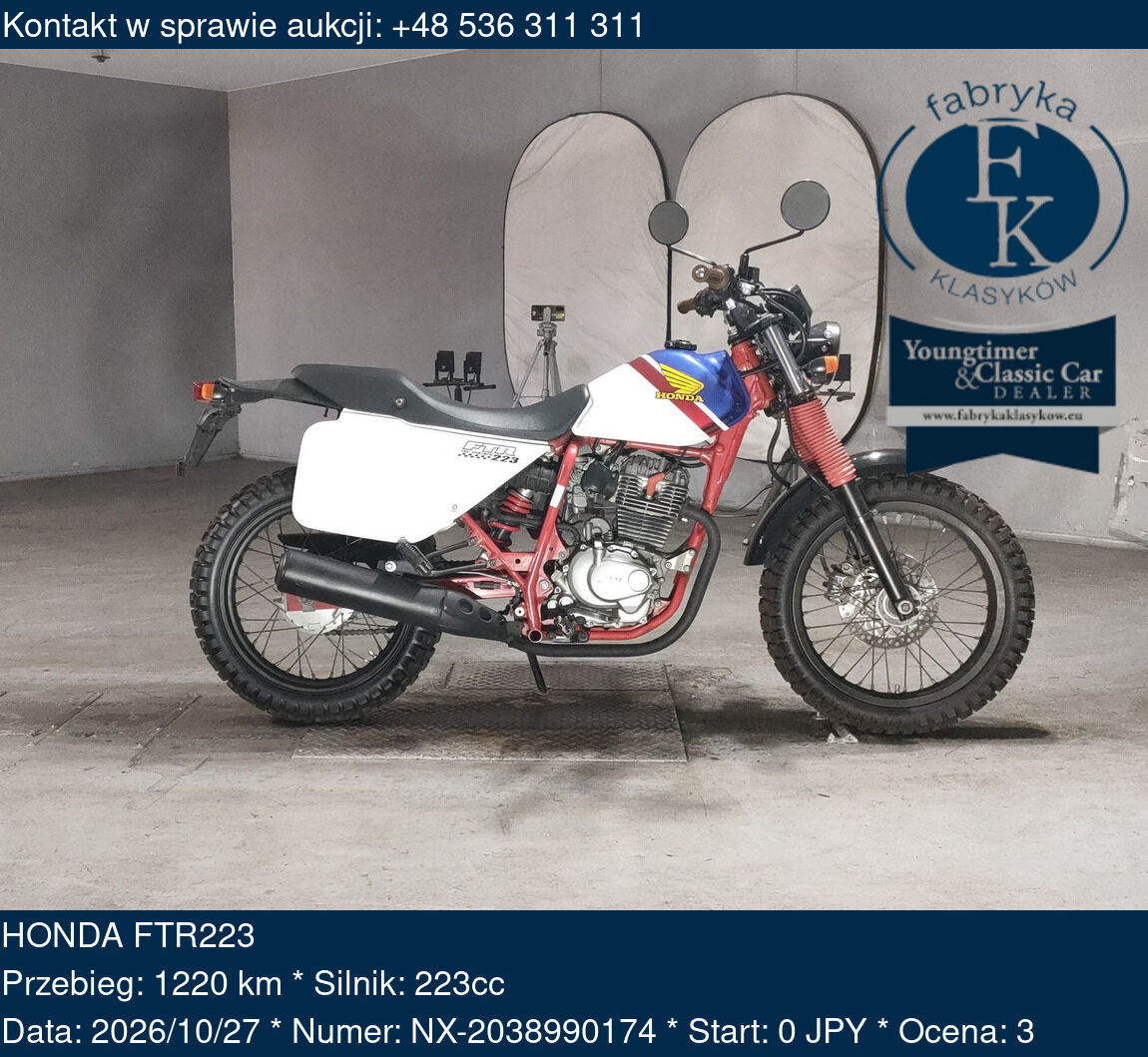 HONDA FTR223  - zdjęcie 2