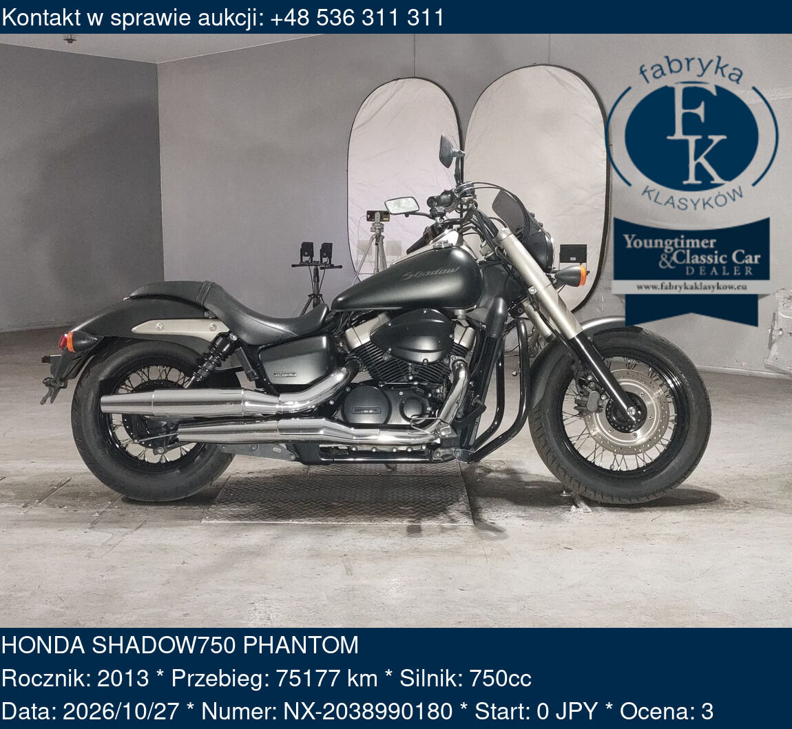 HONDA SHADOW750 PHANTOM 2013 - zdjęcie 2