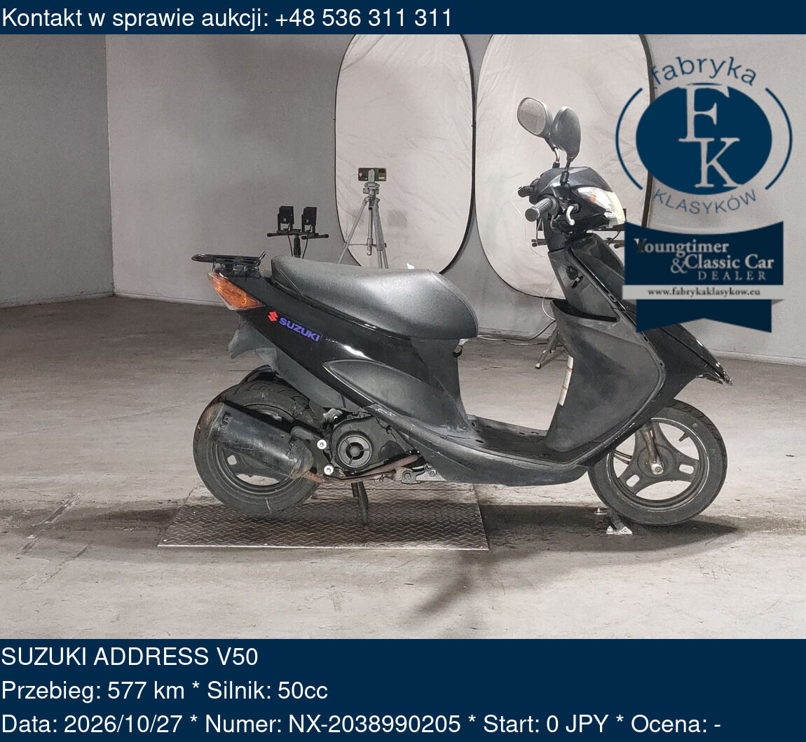 SUZUKI ADDRESS V50  - zdjęcie 2