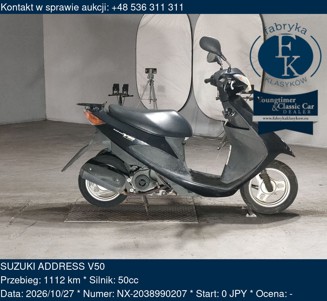 SUZUKI ADDRESS V50  - zdjęcie 2