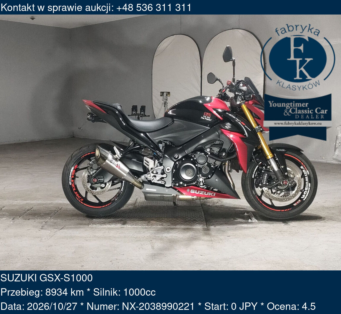 SUZUKI GSX-S1000  - zdjęcie 2