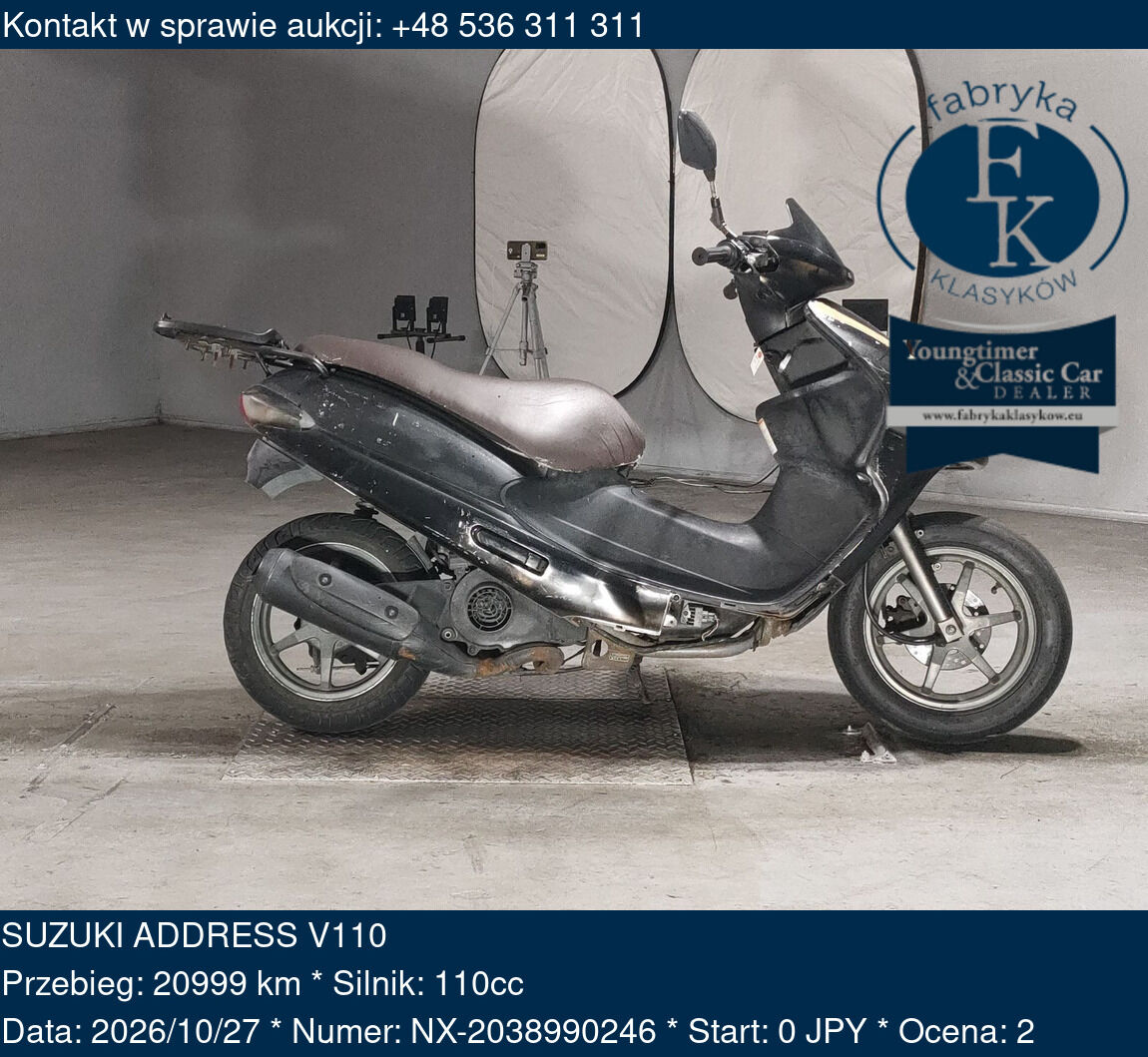 SUZUKI ADDRESS V110  - zdjęcie 2