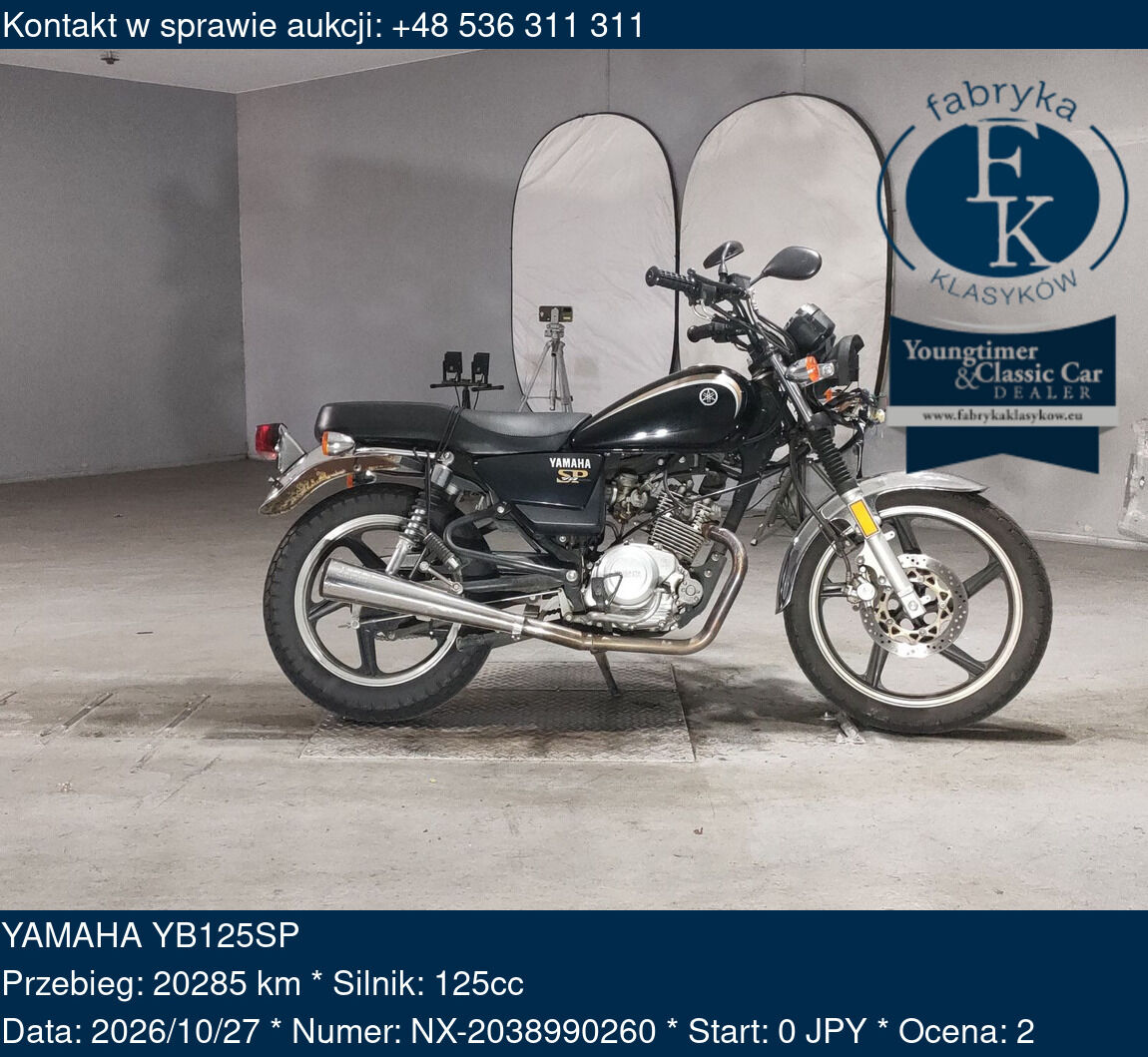 YAMAHA YB125SP - zdjęcie 2