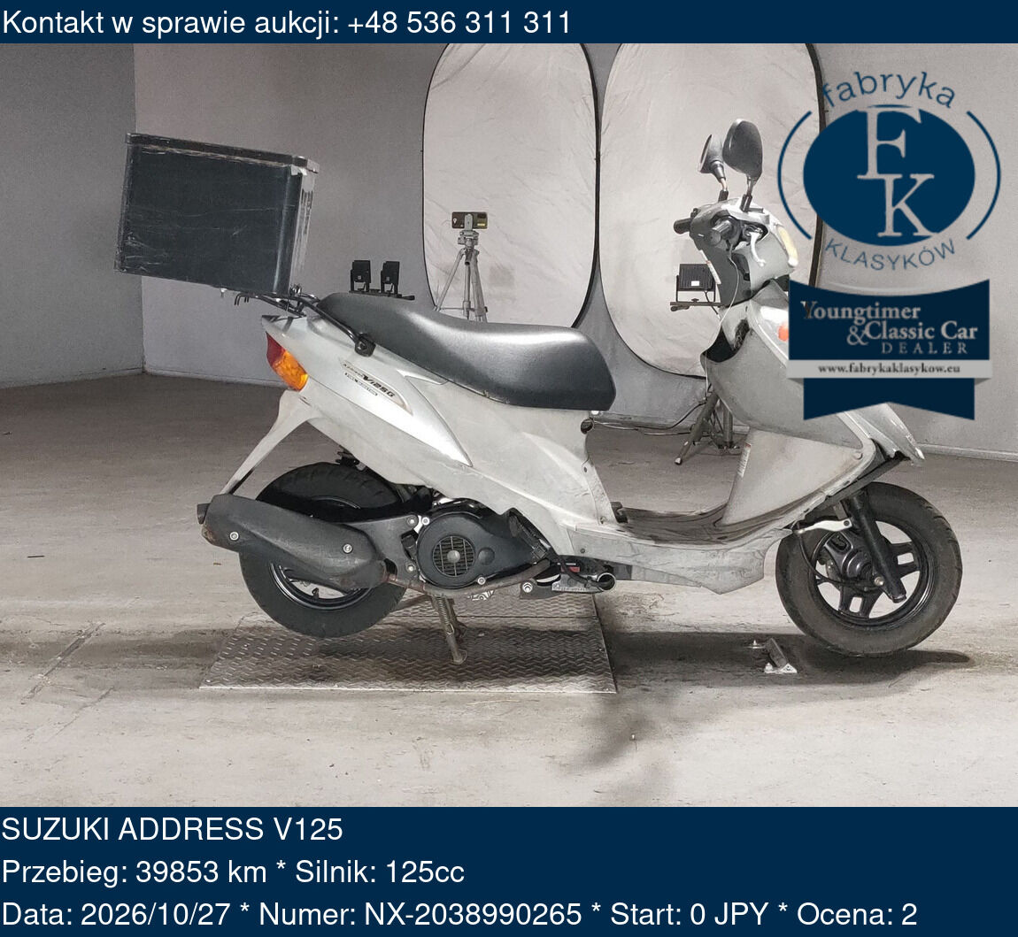 SUZUKI ADDRESS V125 - zdjęcie 2
