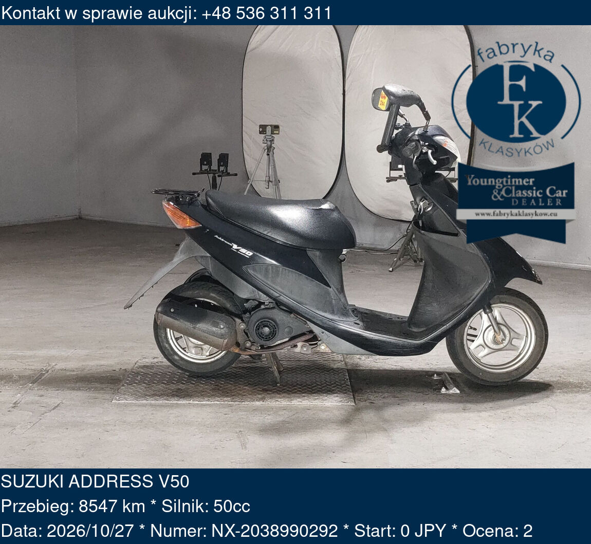 SUZUKI ADDRESS V50 - zdjęcie 2