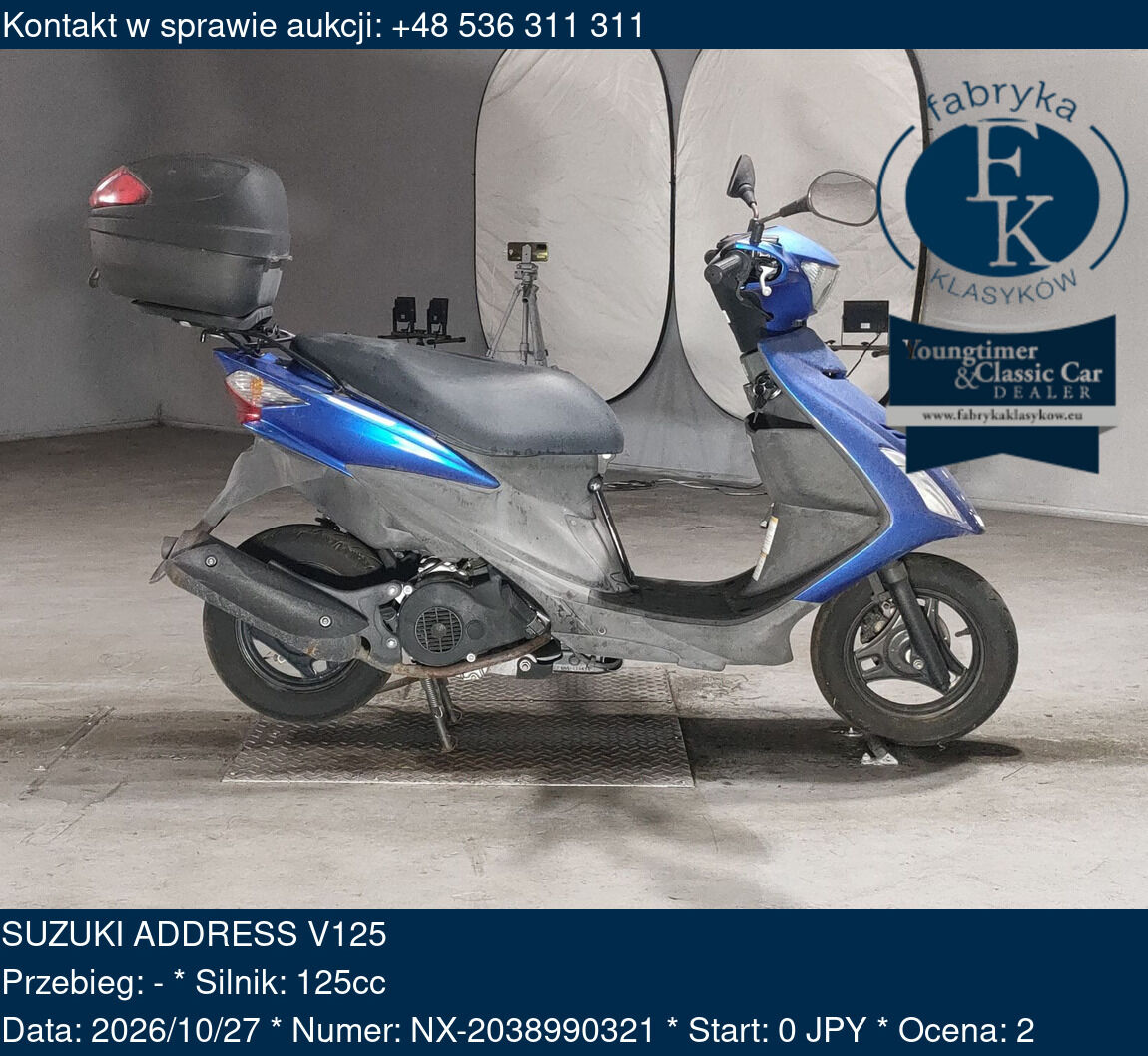 SUZUKI ADDRESS V125  - zdjęcie 2