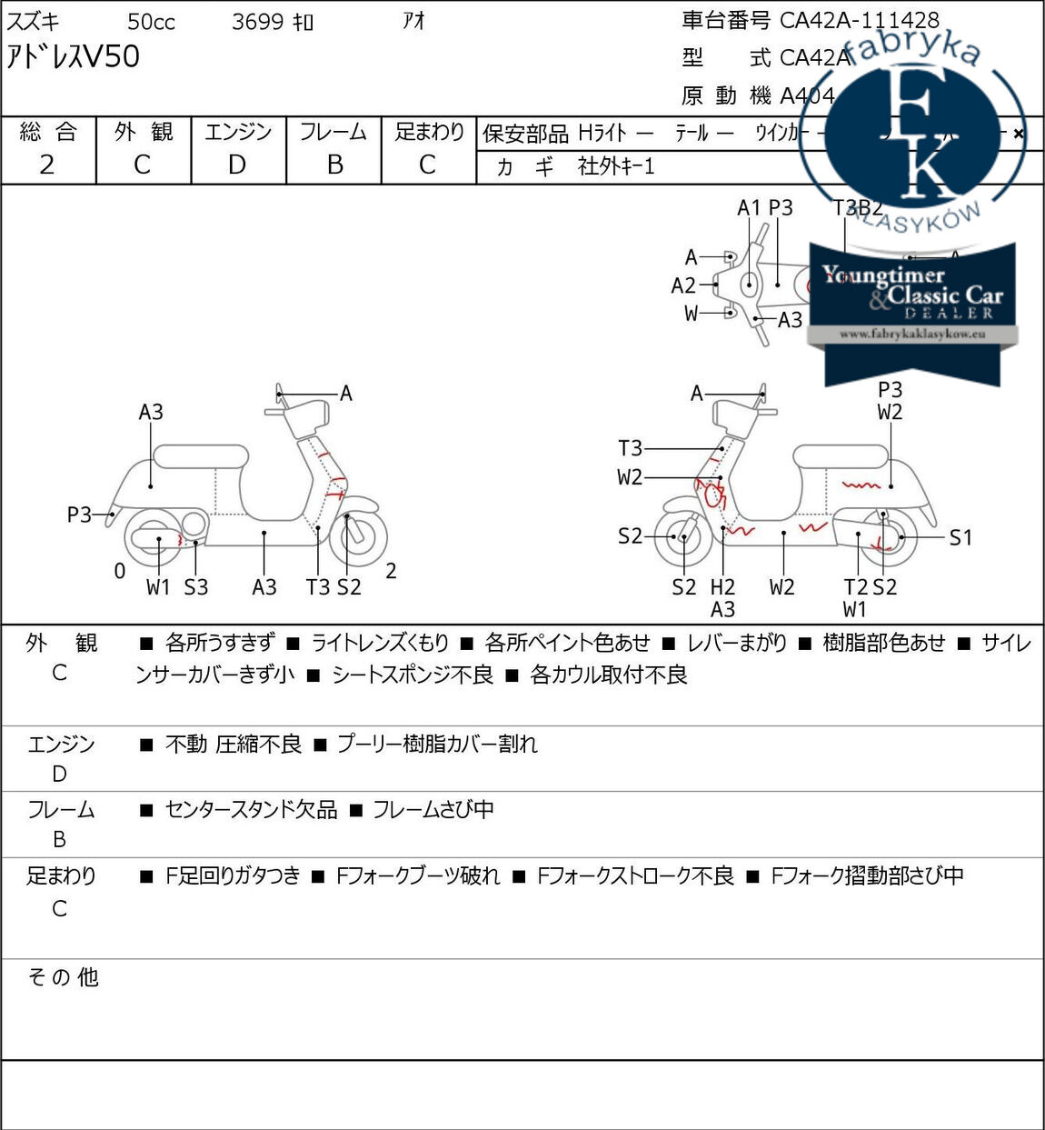SUZUKI ADDRESS V50  - zdjęcie 7