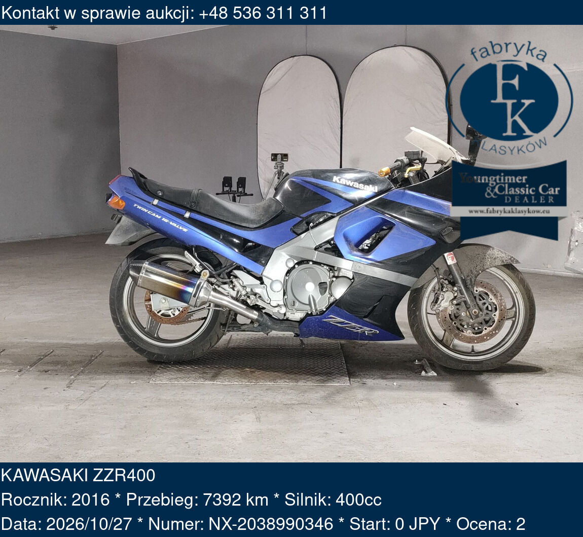 KAWASAKI ZZR400 2016 - zdjęcie 2