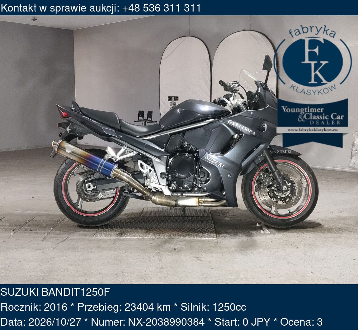 SUZUKI BANDIT1250F 2016 - zdjęcie 2