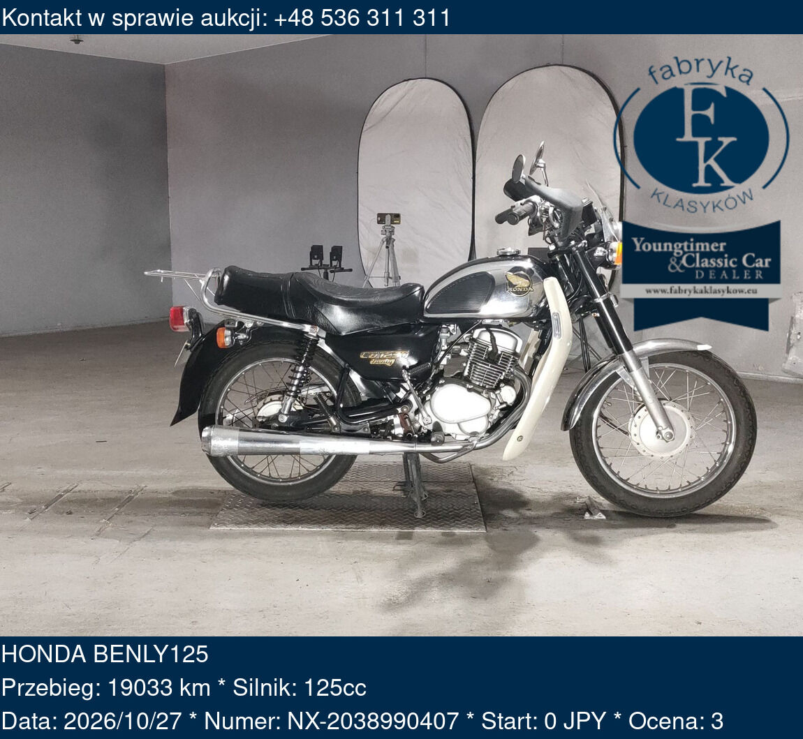 HONDA BENLY125  - zdjęcie 2