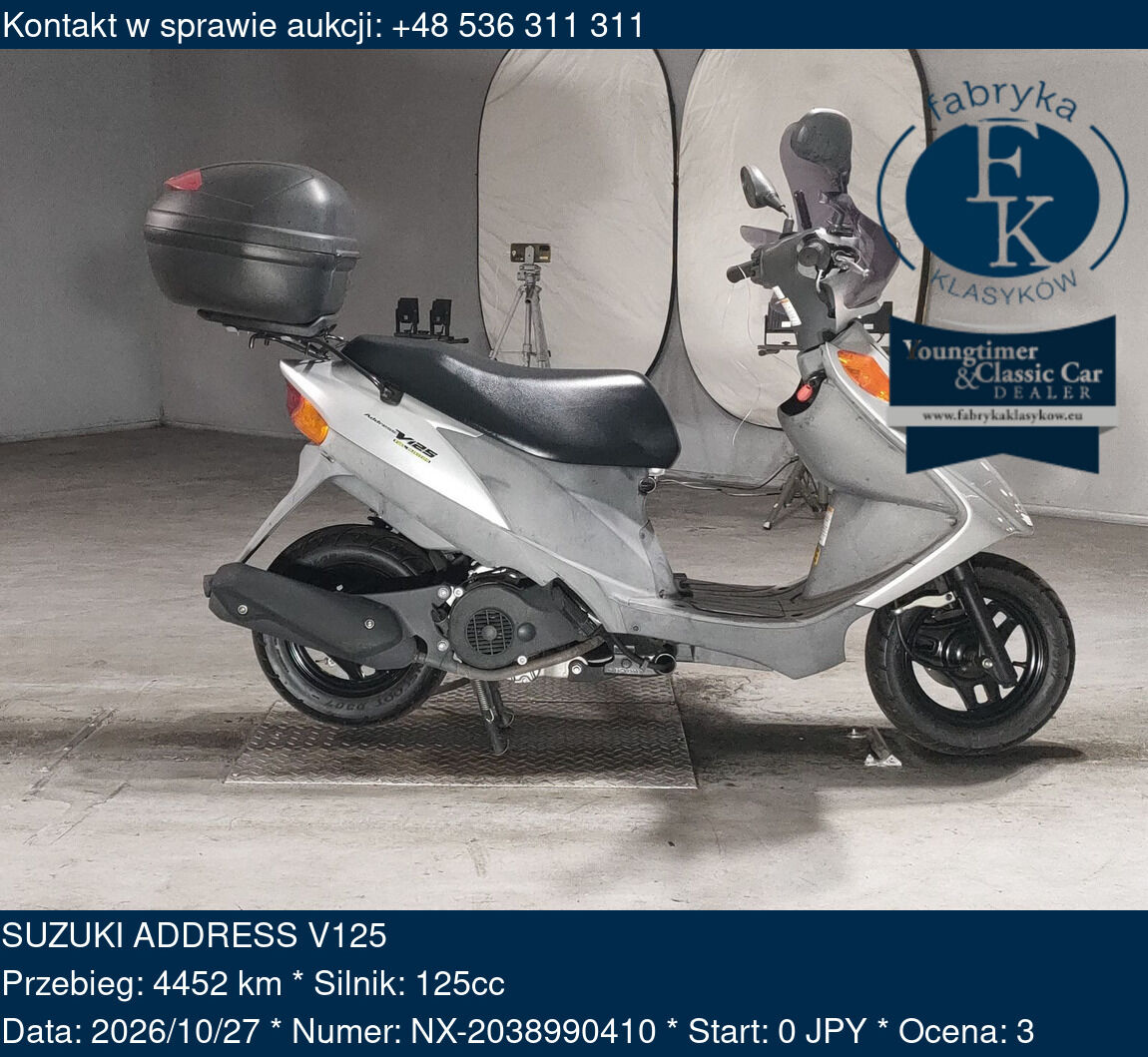 SUZUKI ADDRESS V125  - zdjęcie 2