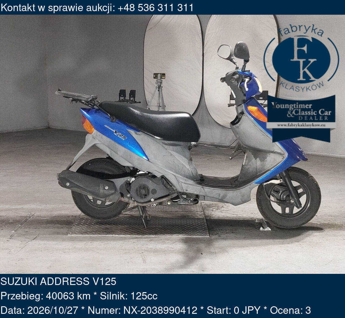SUZUKI ADDRESS V125  - zdjęcie 2