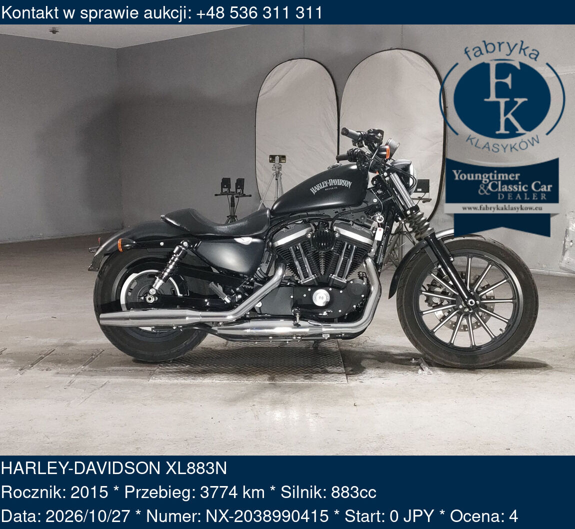 HARLEY-DAVIDSON XL883N 2015 - zdjęcie 2
