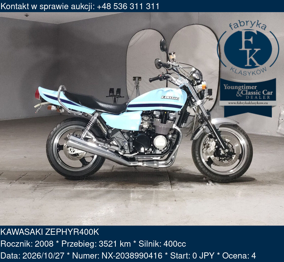 KAWASAKI ZEPHYR400K 2008 - zdjęcie 2