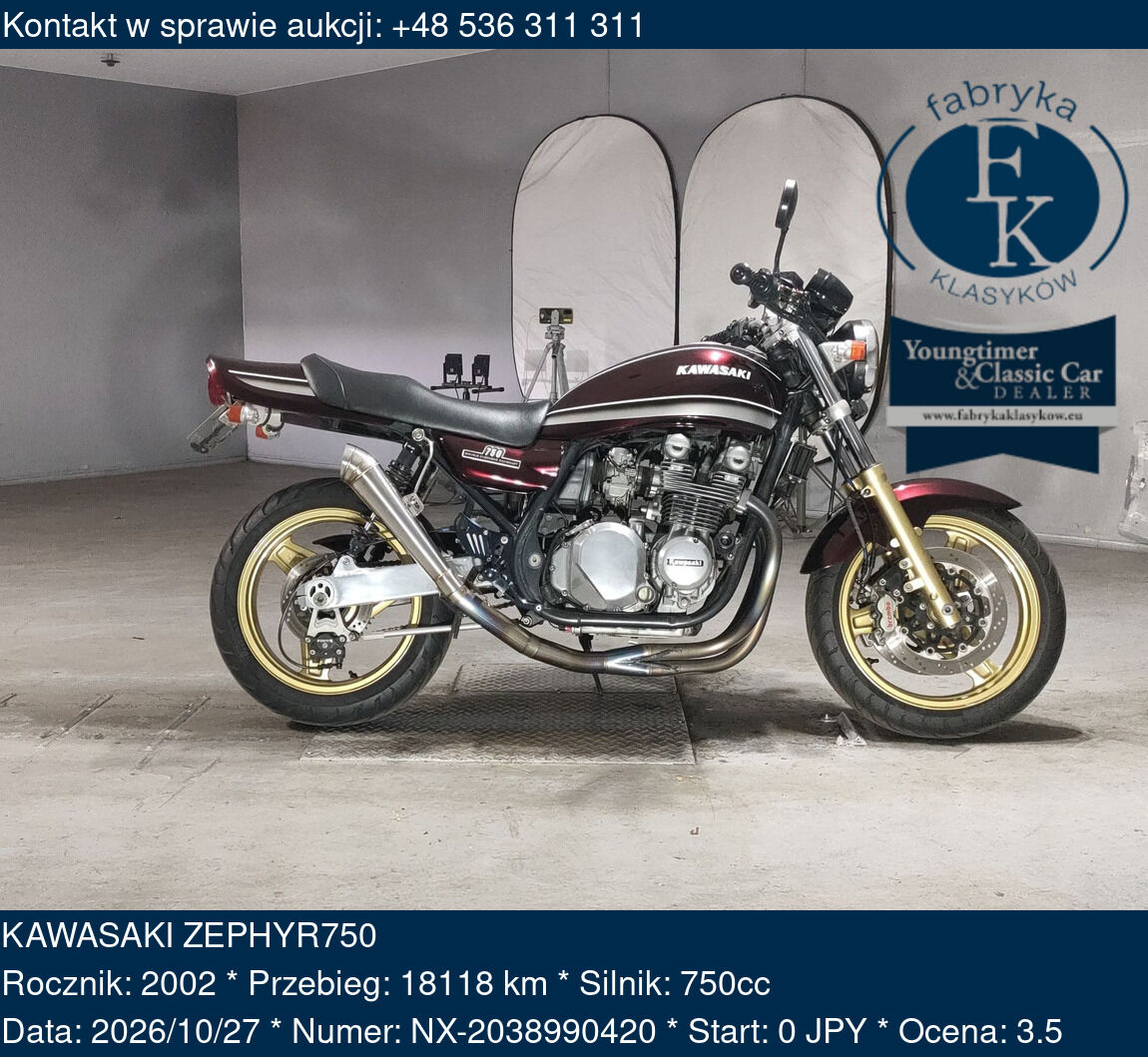 KAWASAKI ZEPHYR750 2002 - zdjęcie 2