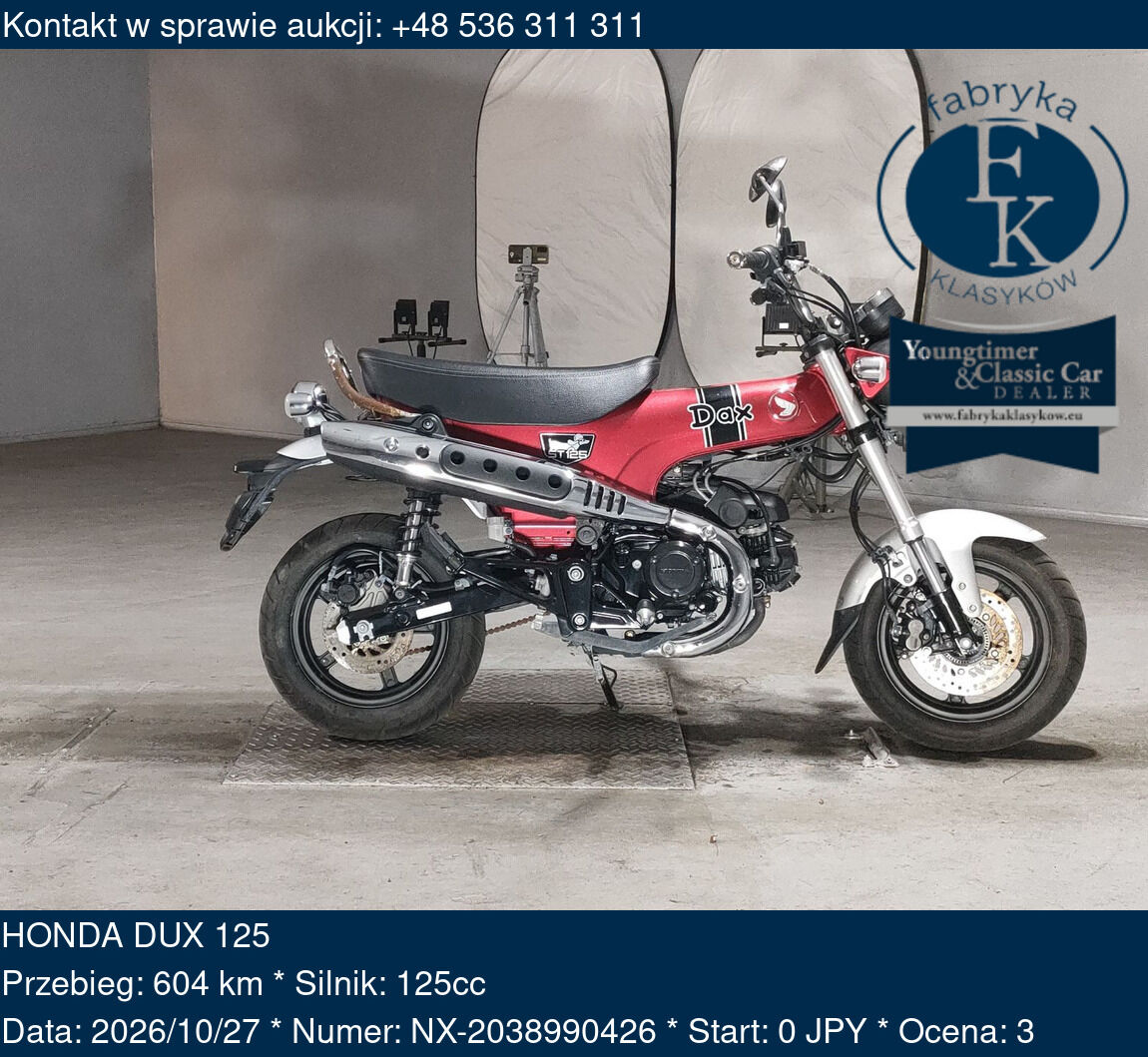 HONDA DUX 125  - zdjęcie 2