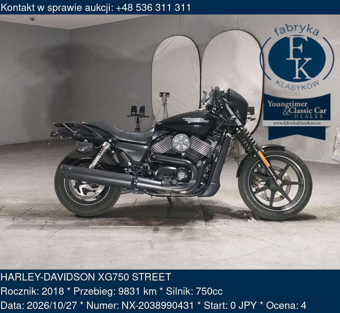 HARLEY-DAVIDSON XG750 STREET 2018 - zdjęcie 2
