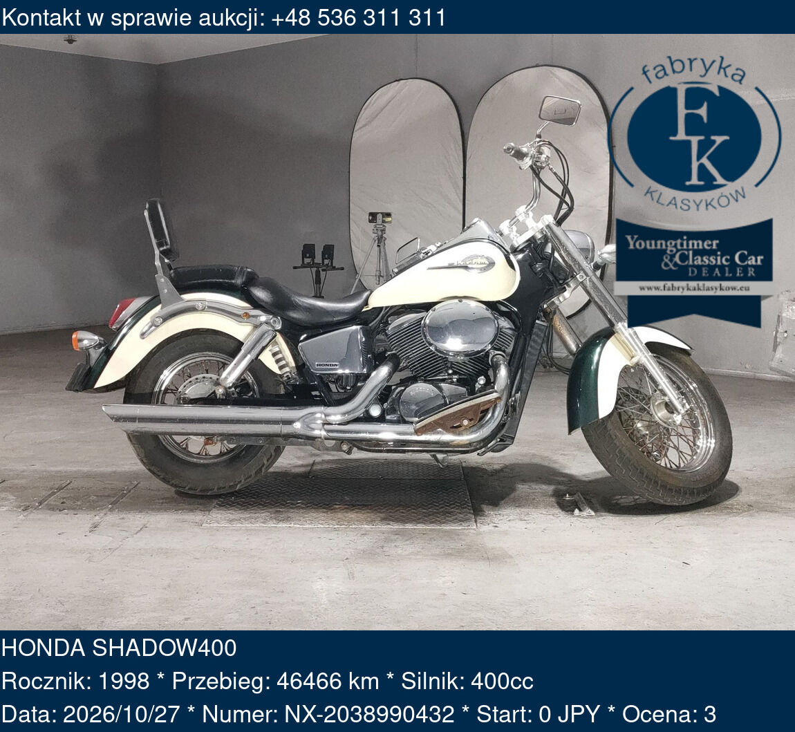 HONDA SHADOW400 1998 - zdjęcie 2