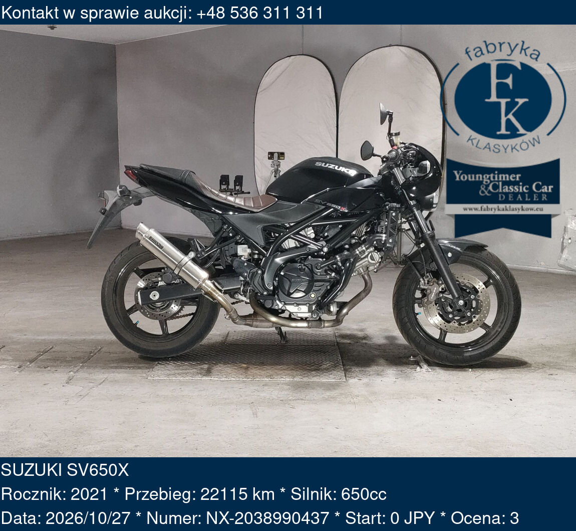 SUZUKI SV650X 2021 - zdjęcie 2